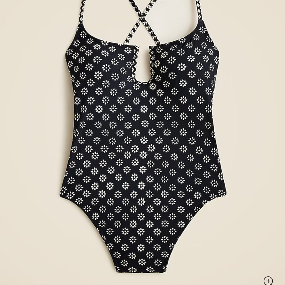 J Crew U-wire One-Piece Black and White